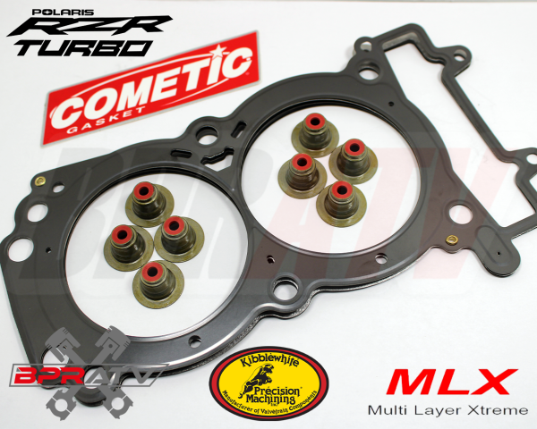 Polaris RZR XP Turbo S S4 XP4 MLX 4-Layer Head Gasket Kibblewhite RED Viton Seal Online Hot Sale