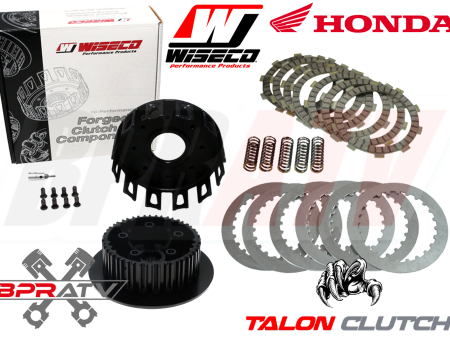 00-07 Honda CR125 CR 125 Wiseco CNC Billet Clutch Basket Inner Hub Fiber Springs For Sale