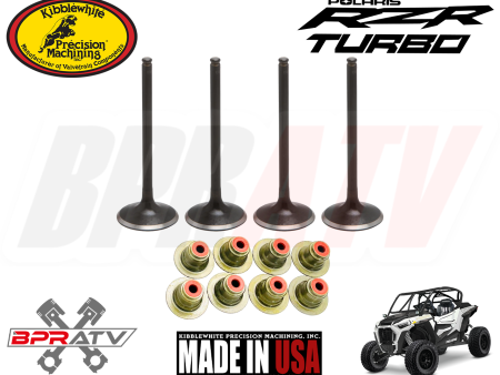 Polaris RZR XP Turbo OEM Kibblewhite Head Replacement EXHAUST Valves & RED Seals Online Sale