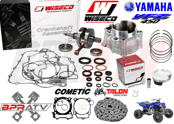 YFZ450 YFZ 450 95mm Stock Bore Cylinder Piston Wiseco Crank Motor Rebuild Kit Online Hot Sale