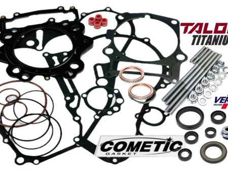 Raptor 700 700R Cometic Gasket Kit TITANIUM Cylinder Head Studs Gasket Seals Set Online now