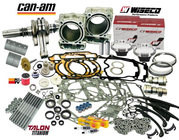 Outlander Renegade 1000 Cams Guides Rebuild Kit Complete Motor Engine Redo Kit on Sale