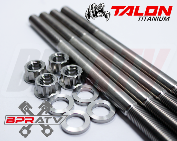 08+ Honda CBR1000RR Cylinder Head Stud Kit TITANIUM Crankcase Stud 12 Pt Nut Kit Online Hot Sale