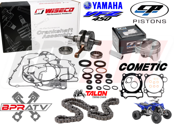 YFZ450 YFZ 450 95mm Stock Bore CP Pump Gas Piston Wiseco Crank Motor Rebuild Kit Hot on Sale