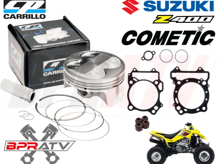 Suzuki LTZ400 LT-Z 400 94mm 434cc Big Bore 12.5:1 CP Piston MLS Top End Gaskets Online Sale