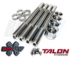 Raptor Warrior 350 Cylinder Head Stud Bolts TITANIUM Studs Nuts HD Bolt Kit Hot on Sale