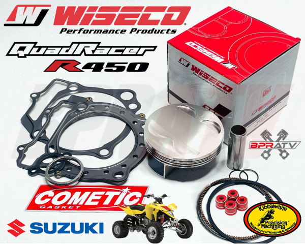 Suzuki LTR450 LTR 450 98mm 474cc Big Bore Wiseco Pump Gas Piston Cometic Gaskets Fashion