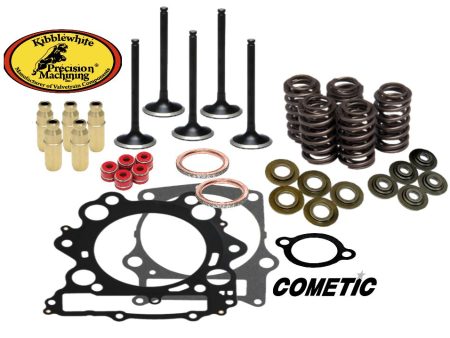 Raptor 660 Kibblewhite Stainless Valve Springs Bronze Guides Seals Gasket Kit For Sale