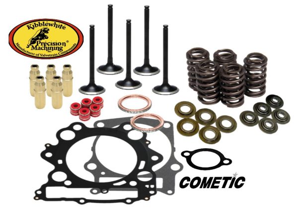 Raptor 660 Kibblewhite Stainless Valve Springs Bronze Guides Seals Gasket Kit For Sale