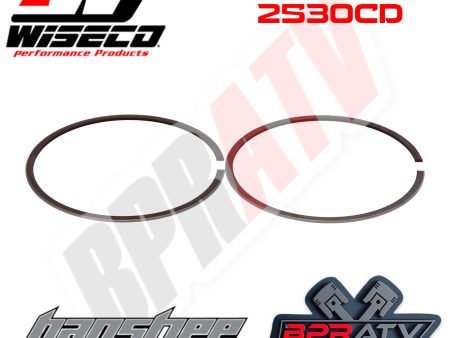 Banshee 350 64.25 mm Bore Wiseco Piston Rings Rebuild Set 2530CD 1 (Set of One) For Sale