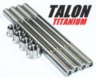 Raptor Warrior 350 Cylinder Head Stud Bolts TITANIUM Studs Nuts HD Bolt Kit Hot on Sale