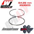 Banshee 350 64.25 mm Bore Wiseco Piston Rings Rebuild Set 2530CD 1 (Set of One) For Sale