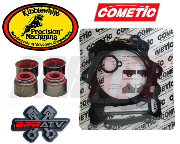 Raptor 700 700R Cometic Gasket Kit TITANIUM Cylinder Head Studs Gasket Seals Set Online now