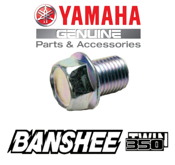 Yamaha Banshee Drain Plug Crankcase Oil Draining 90340-14132-00 Straight Screw Cheap