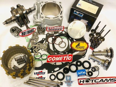 13 14 RMZ450 RMZ 450 Big Bore Kit 100 mil Complete Motor Rebuild Kit Valves Cam Online now