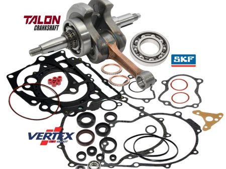 Grizzly 660 Stroker Crank Rebuild Kit Complete 4mm Stroke Bottom End Redo Repair on Sale