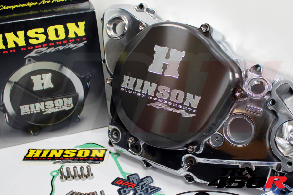 04-05 TRX450R TRX 450R POLISHED Crankcase Clutch Cover HINSON Billetproof Cover on Sale