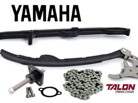 Yamaha Raptor 700 700R Cam Chain Guides Black Billet Tensioner Timing Chain Kit Hot on Sale