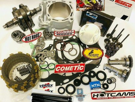 03-13 YZ250F WR250F Rebuilt Motor Engine Rebuild Kit Top Bottom End Cams Valves For Cheap