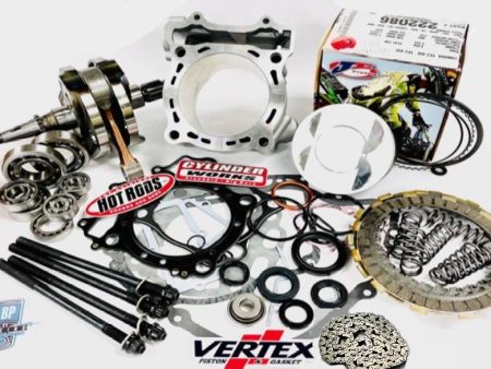 05-08 250 SXF SXF250 Stock Bore Cylinder Crank Complete Motor Engine Rebuild Kit Online now