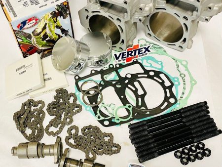 05-11 Brute Force 750 Big Bore 840 Cylinders 90 mil Hotcams Top End Rebuild Kit For Cheap