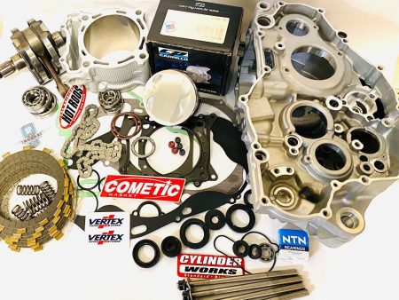 06-09 YZ450F YZ 450F Cases Complete Rebuilt Motor Engine Rebuild Kit Crankcases Discount